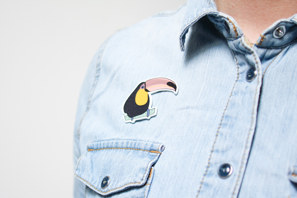 DIY : le pin’s Toucan