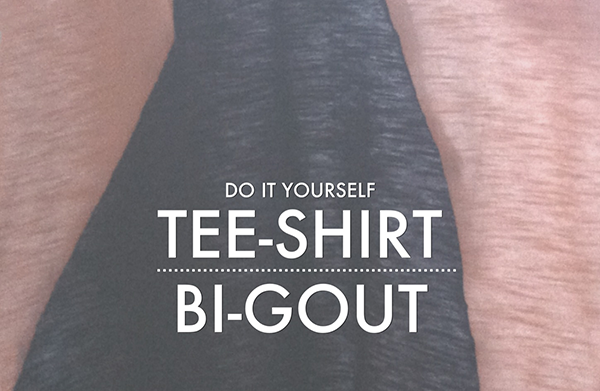 DIY : le tee-shirt bi-goût