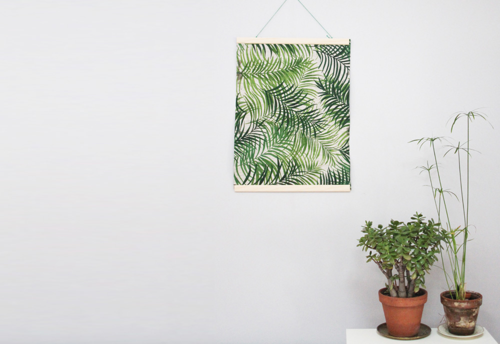 DIY : une affiche tropicale