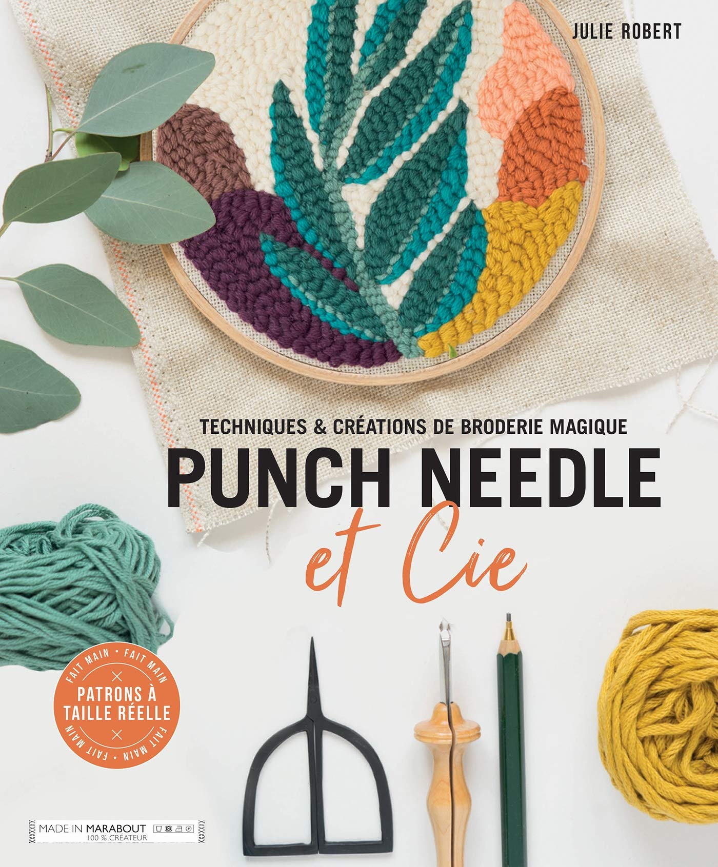 Livre pour apprendre la punch needle