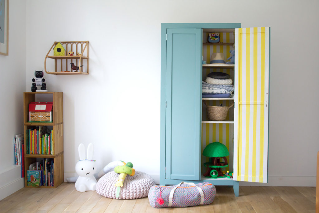 Armoire parisienne pour chambre d'enfant