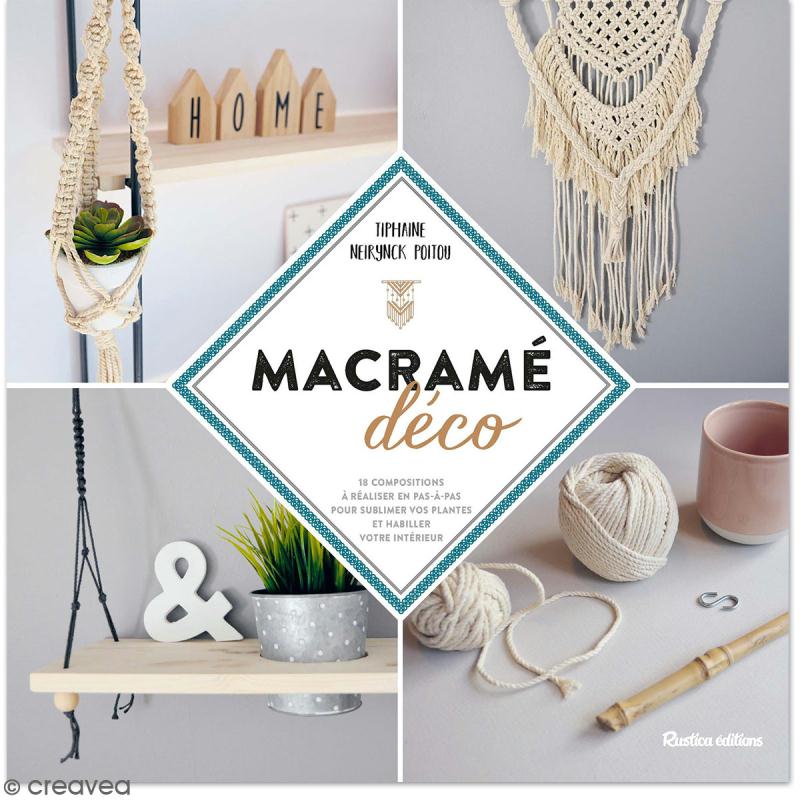 Livre "Macramé Déco" Tiphaine Neirynck Poitou