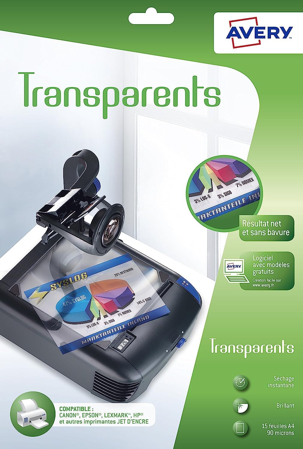 Transparent pour fabriquer des pochoirs