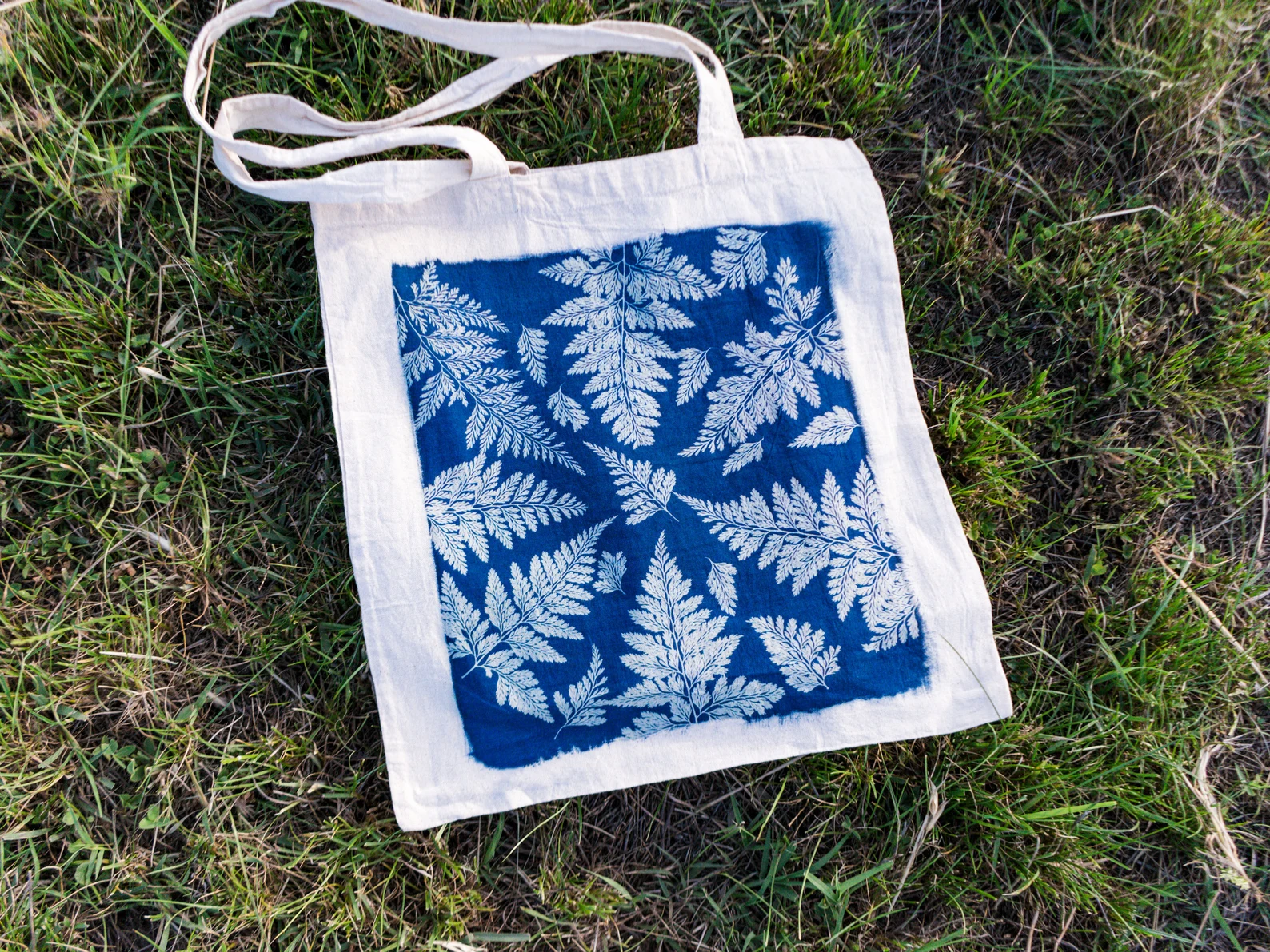 Totebag enduit pour impression cyanotype