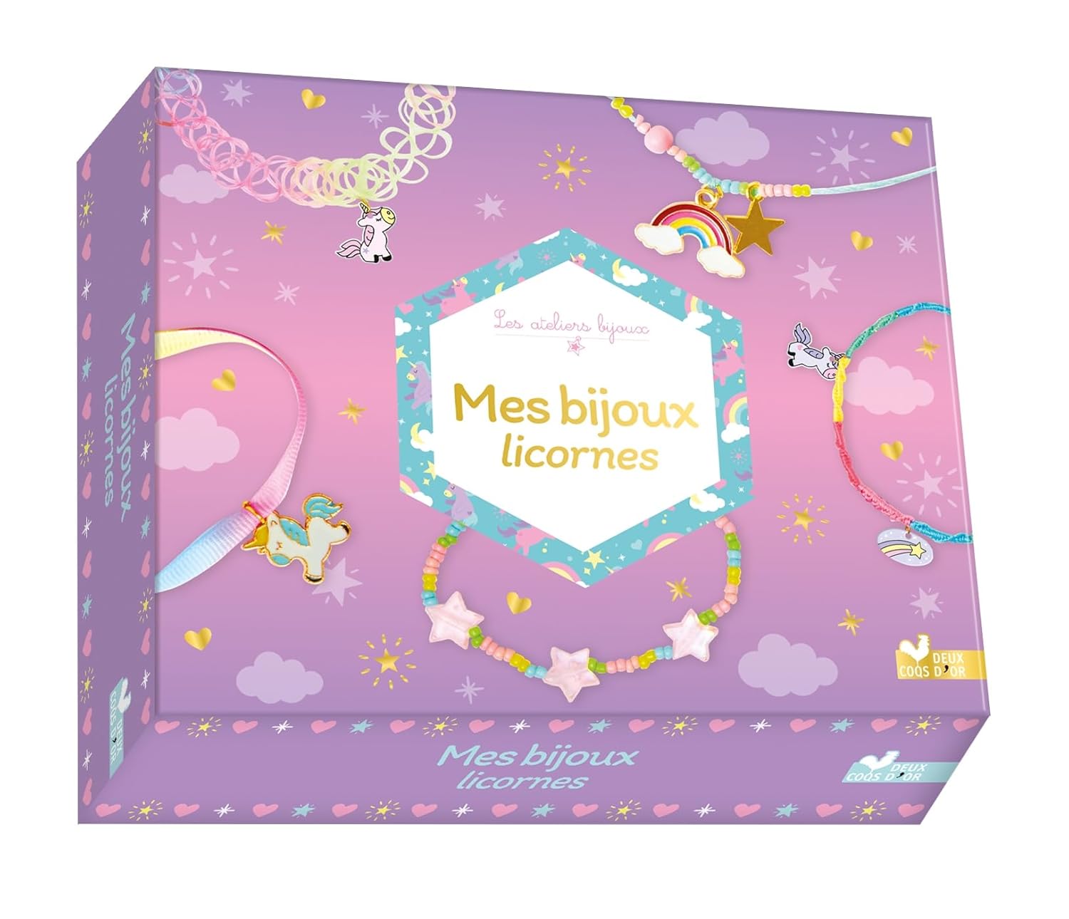 Conception d’un kit DIY bijoux licorne pour enfant pour Les deux coqs