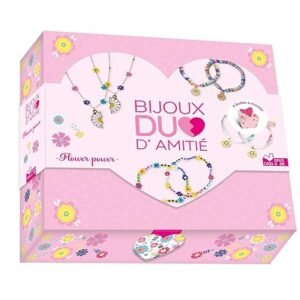 Coffret Bijoux duo d'amitié Flower power