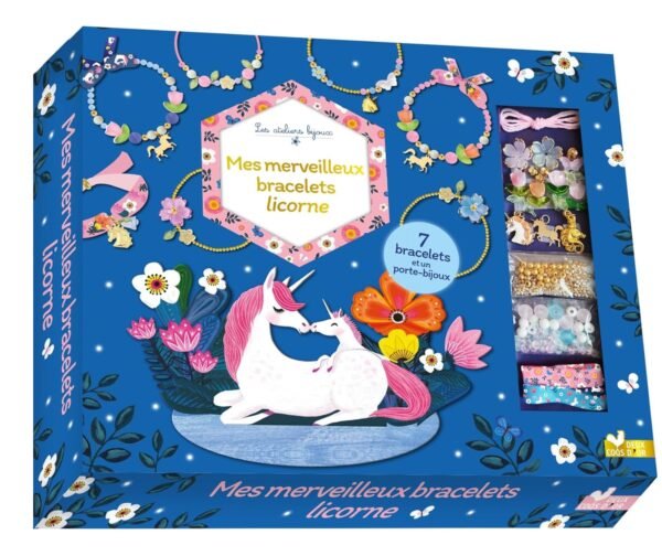 Kit DIY Mes merveilleux bracelets licorne